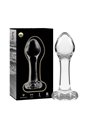 Nebula Series By Ibiza - Model 2 Anal Plug Borosilicate Glass 11 X 3.5 CM Clear
