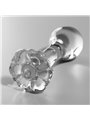 Nebula Series By Ibiza - Modello 2 Plug Anale Vetro Borosilicato 11 X 3,5 CM Trasparente