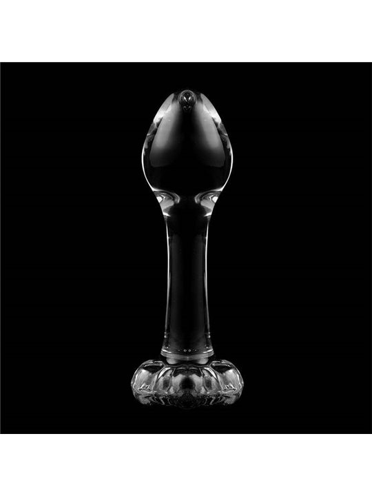 Nebula Series By Ibiza - Model 2 Anal Plug Borosilicate Glass 11 X 3.5 CM Clear