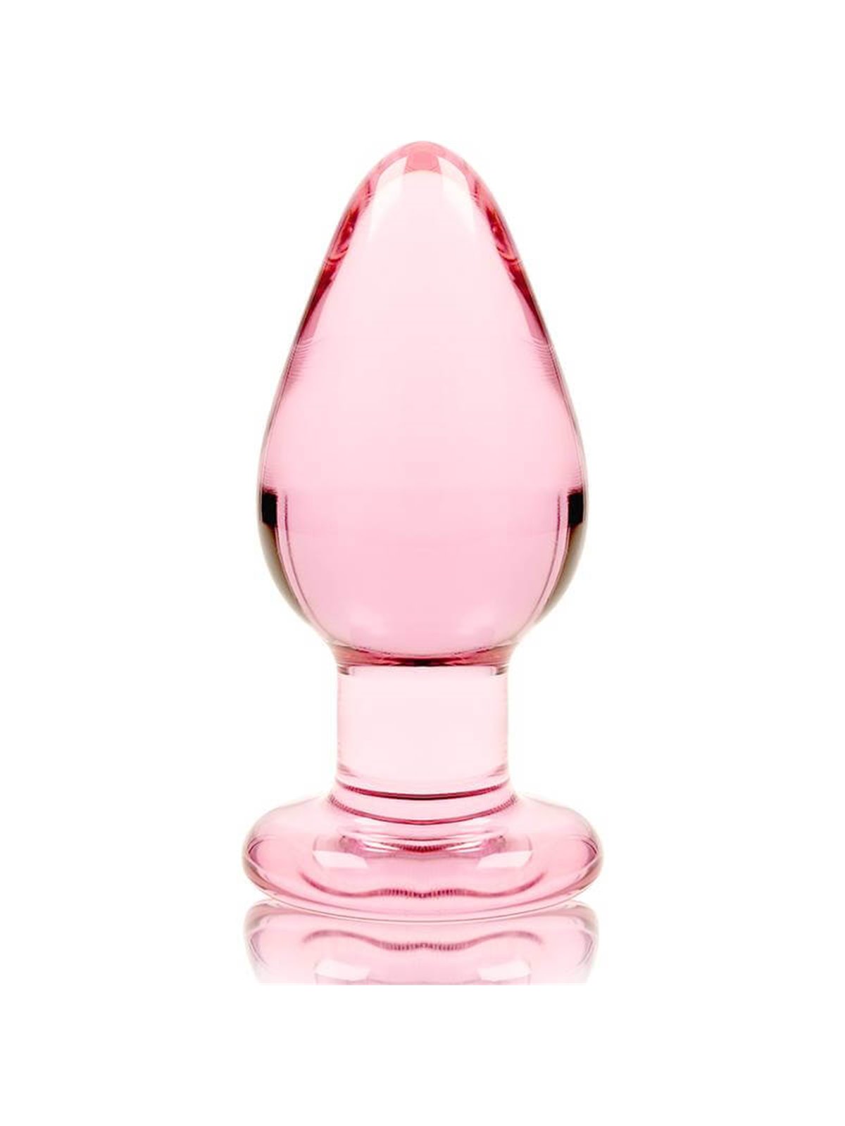 Nebula Series By Ibiza - Model 3 Anal Plug Borosilicate Glass 11 X 5 CM Pink