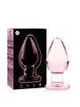 Nebula Series By Ibiza - Model 3 Anal Plug Borosilicate Glass 11 X 5 CM Pink