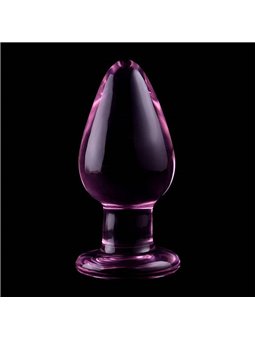 Nebula Series By Ibiza - Model 3 Anal Plug Borosilicate Glass 11 X 5 CM Pink