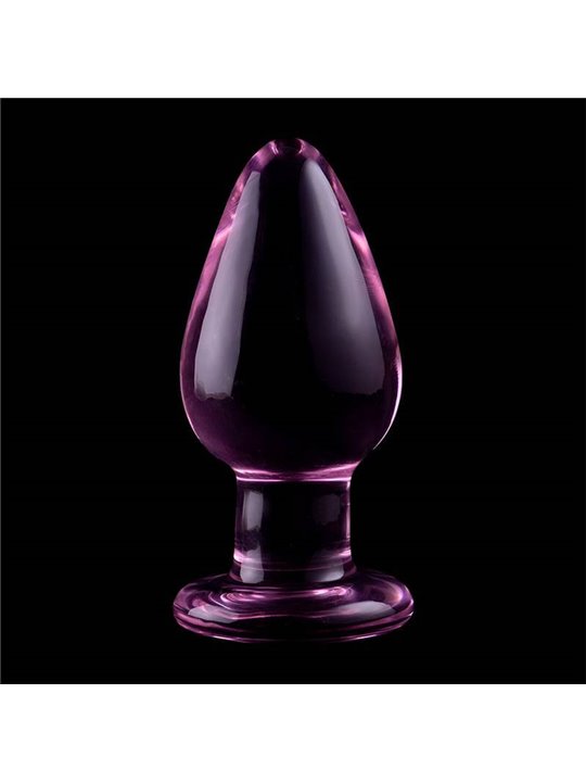 Nebula Series By Ibiza - Model 3 Anal Plug Borosilicate Glass 11 X 5 CM Pink