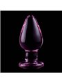 Nebula Series By Ibiza - Model 3 Anal Plug Borosilicate Glass 11 X 5 CM Pink