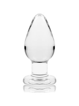 Nebula Series By Ibiza - Model 3 Anal Plug Borosilicate Glass 11 X 5 CM Transparent