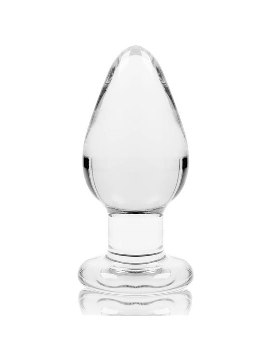 Nebula Series By Ibiza - Model 3 Anal Plug Borosilicate Glass 11 X 5 CM Transparent
