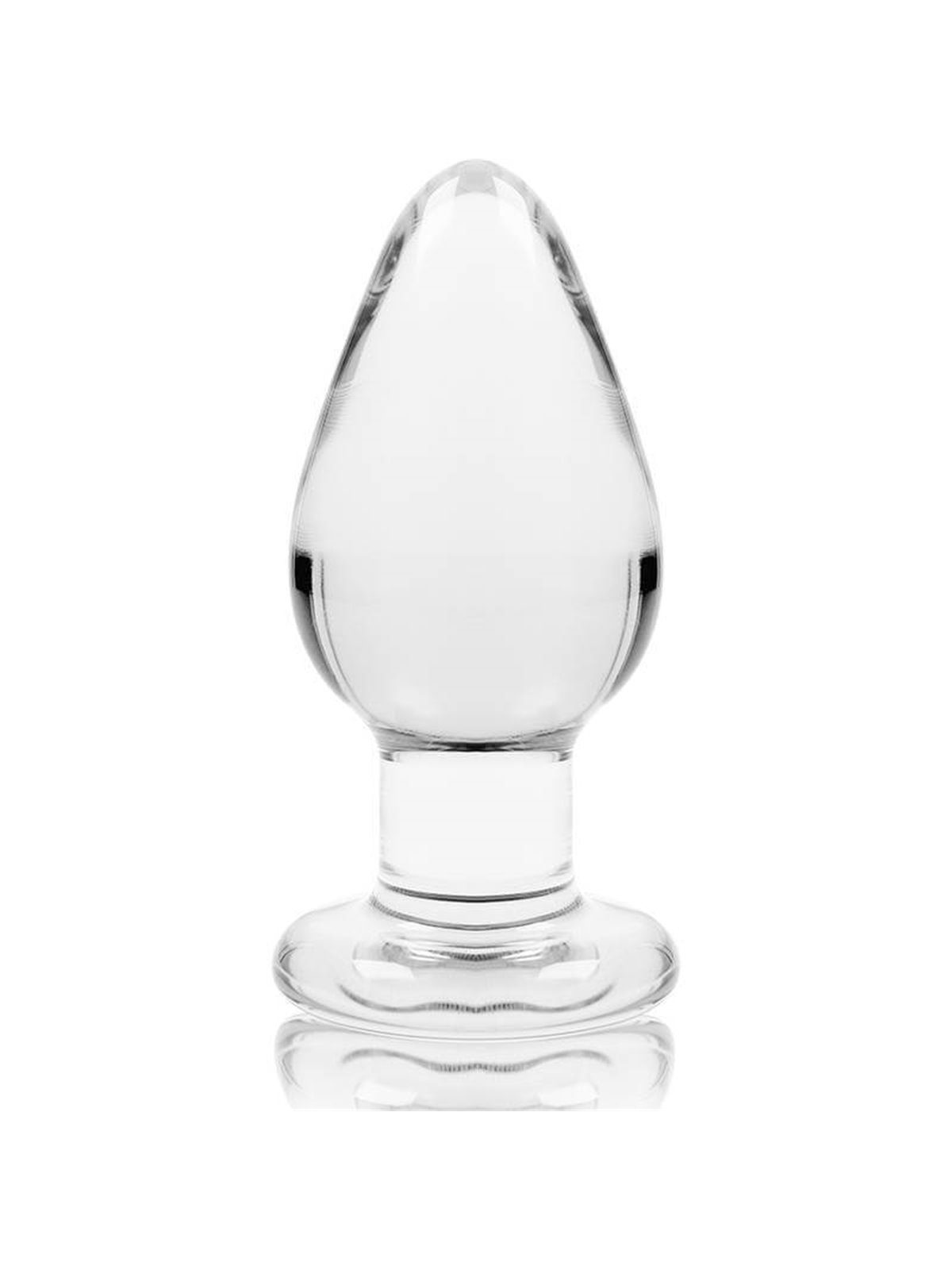 Nebula Series By Ibiza - Model 3 Anal Plug Borosilicate Glass 11 X 5 CM Transparent