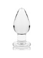 Nebula Series By Ibiza - Modello 3 Plug Anale Vetro Borosilicato 11 X 5 CM Trasparente