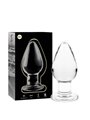 Nebula Series By Ibiza - Model 3 Anal Plug Borosilicate Glass 11 X 5 CM Transparent