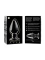 Nebula Series By Ibiza - Model 3 Anal Plug Borosilicate Glass 11 X 5 CM Transparent