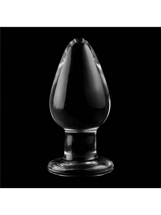 Nebula Series By Ibiza - Modello 3 Plug Anale Vetro Borosilicato 11 X 5 CM Trasparente