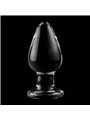 Nebula Series By Ibiza - Modello 3 Plug Anale Vetro Borosilicato 11 X 5 CM Trasparente