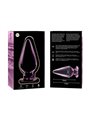 Nebula Series By Ibiza - Modello 4 Plug Anale Vetro Borosilicato 11 X 5 CM Rosa