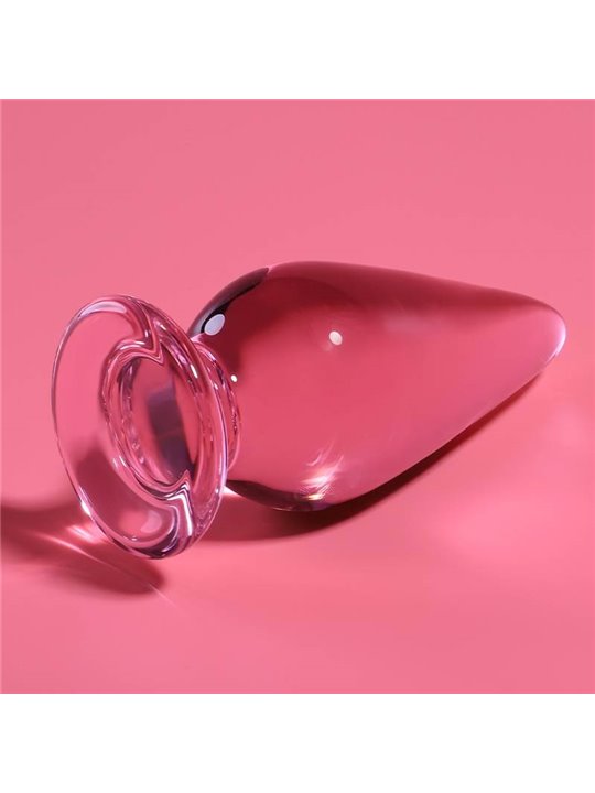 Nebula Series By Ibiza - Modello 4 Plug Anale Vetro Borosilicato 11 X 5 CM Rosa