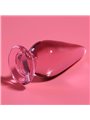 Nebula Series By Ibiza - Modello 4 Plug Anale Vetro Borosilicato 11 X 5 CM Rosa