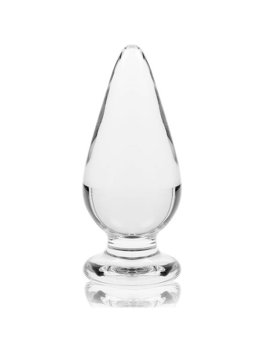 Nebula Series By Ibiza - Model 4 Anal Plug Borosilicate Glass 11 X 5 CM Clear