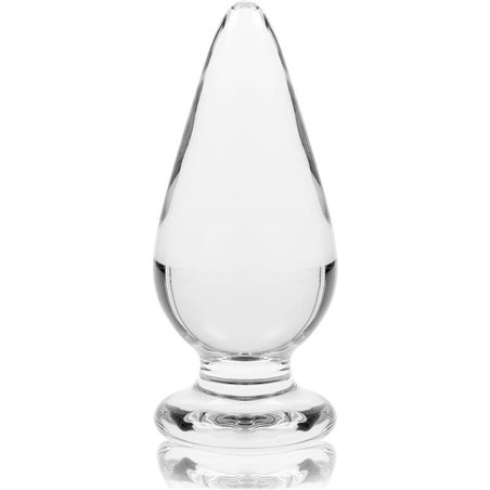 Nebula Series By Ibiza - Model 4 Anal Plug Borosilicate Glass 11 X 5 CM Clear