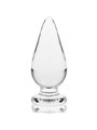 Nebula Series By Ibiza - Model 4 Anal Plug Borosilicate Glass 11 X 5 CM Clear