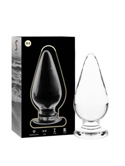 Nebula Series By Ibiza - Modello 4 Plug Anale Vetro Borosilicato 11 X 5 CM Trasparente