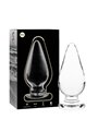 Nebula Series By Ibiza - Model 4 Anal Plug Borosilicate Glass 11 X 5 CM Clear