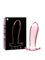 Nebula Series By Ibiza - Model 5 Anal Plug Borosilicate Glass 12.5 X 3.5 CM Pink