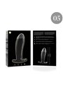 Nebula Series By Ibiza - Modello 5 Plug Anale Vetro Borosilicato 12,5 X 3,5 CM Trasparente