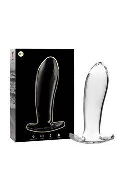 Nebula Series By Ibiza - Modello 5 Plug Anale Vetro Borosilicato 12,5 X 3,5 CM Trasparente