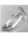 Nebula Series By Ibiza - Modello 5 Plug Anale Vetro Borosilicato 12,5 X 3,5 CM Trasparente