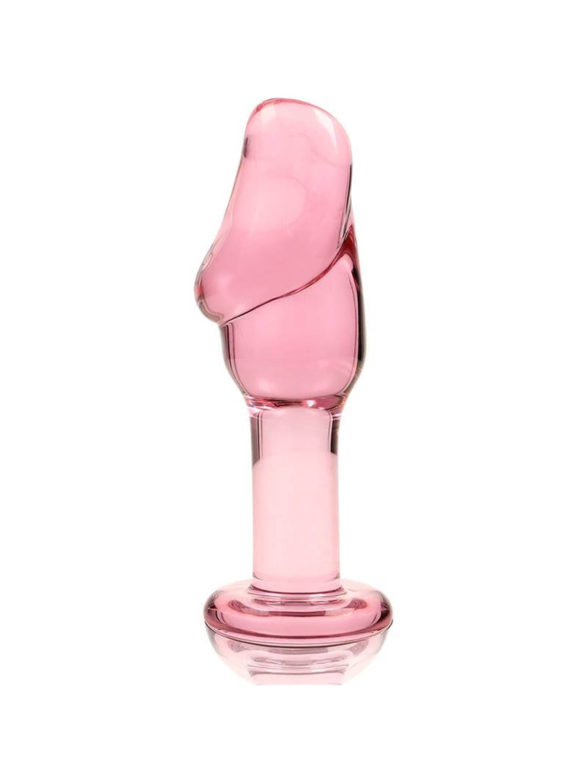 Nebula Series By Ibiza - Model 6 Anal Plug Borosilicate Glass 12.5 X 4 CM Pink