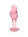 Nebula Series By Ibiza - Model 6 Anal Plug Borosilicate Glass 12.5 X 4 CM Pink