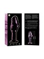 Nebula Series By Ibiza - Model 6 Anal Plug Borosilicate Glass 12.5 X 4 CM Pink