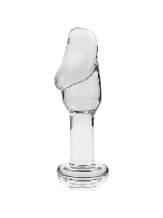 Nebula Series By Ibiza - Model 6 Anal Plug Borosilicate Glass 12.5 X 4 CM Clear