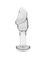 Nebula Series By Ibiza - Model 6 Anal Plug Borosilicate Glass 12.5 X 4 CM Clear