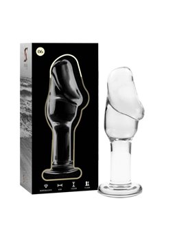 Nebula Series By Ibiza - Modello 6 Plug Anale Vetro Borosilicato 12,5 X 4 CM Trasparente