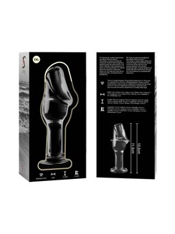 Nebula Series By Ibiza - Modello 6 Plug Anale Vetro Borosilicato 12,5 X 4 CM Trasparente