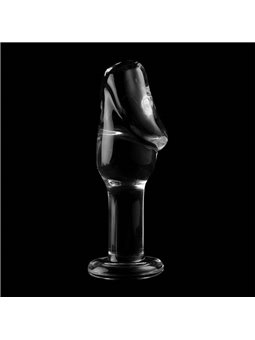 Nebula Series By Ibiza - Model 6 Anal Plug Borosilicate Glass 12.5 X 4 CM Clear