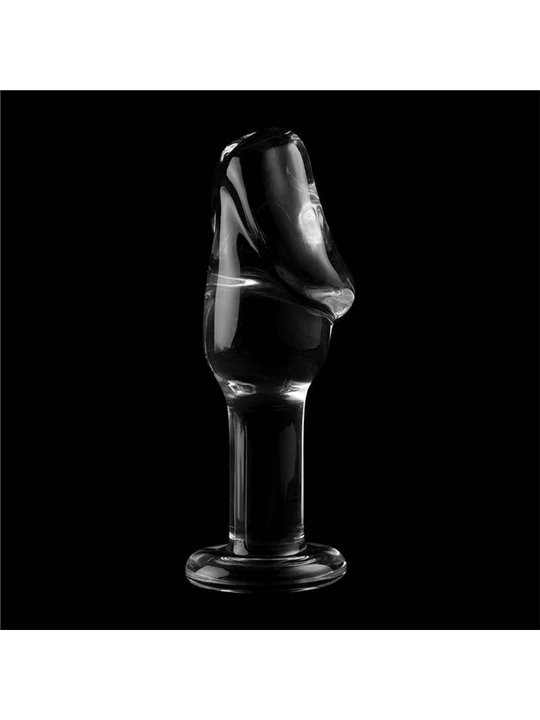 Nebula Series By Ibiza - Model 6 Anal Plug Borosilicate Glass 12.5 X 4 CM Clear