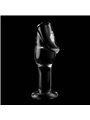 Nebula Series By Ibiza - Model 6 Anal Plug Borosilicate Glass 12.5 X 4 CM Clear