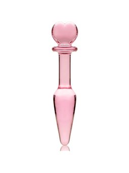 Nebula Series By Ibiza - Modello 7 Plug Anale Vetro Borosilicato 13,5 X 3 CM Rosa