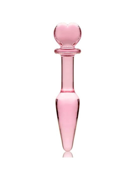 Nebula Series By Ibiza - Modello 7 Plug Anale Vetro Borosilicato 13,5 X 3 CM Rosa