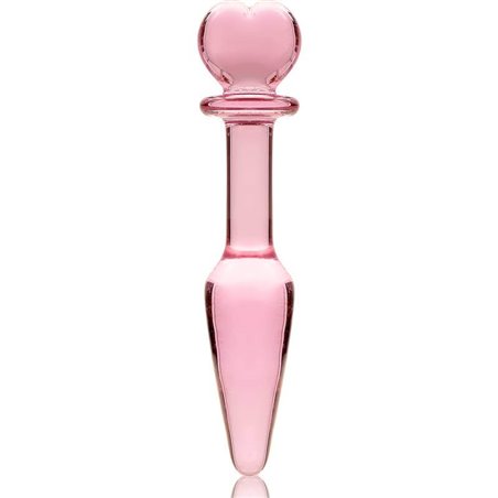 Nebula Series By Ibiza - Modello 7 Plug Anale Vetro Borosilicato 13,5 X 3 CM Rosa