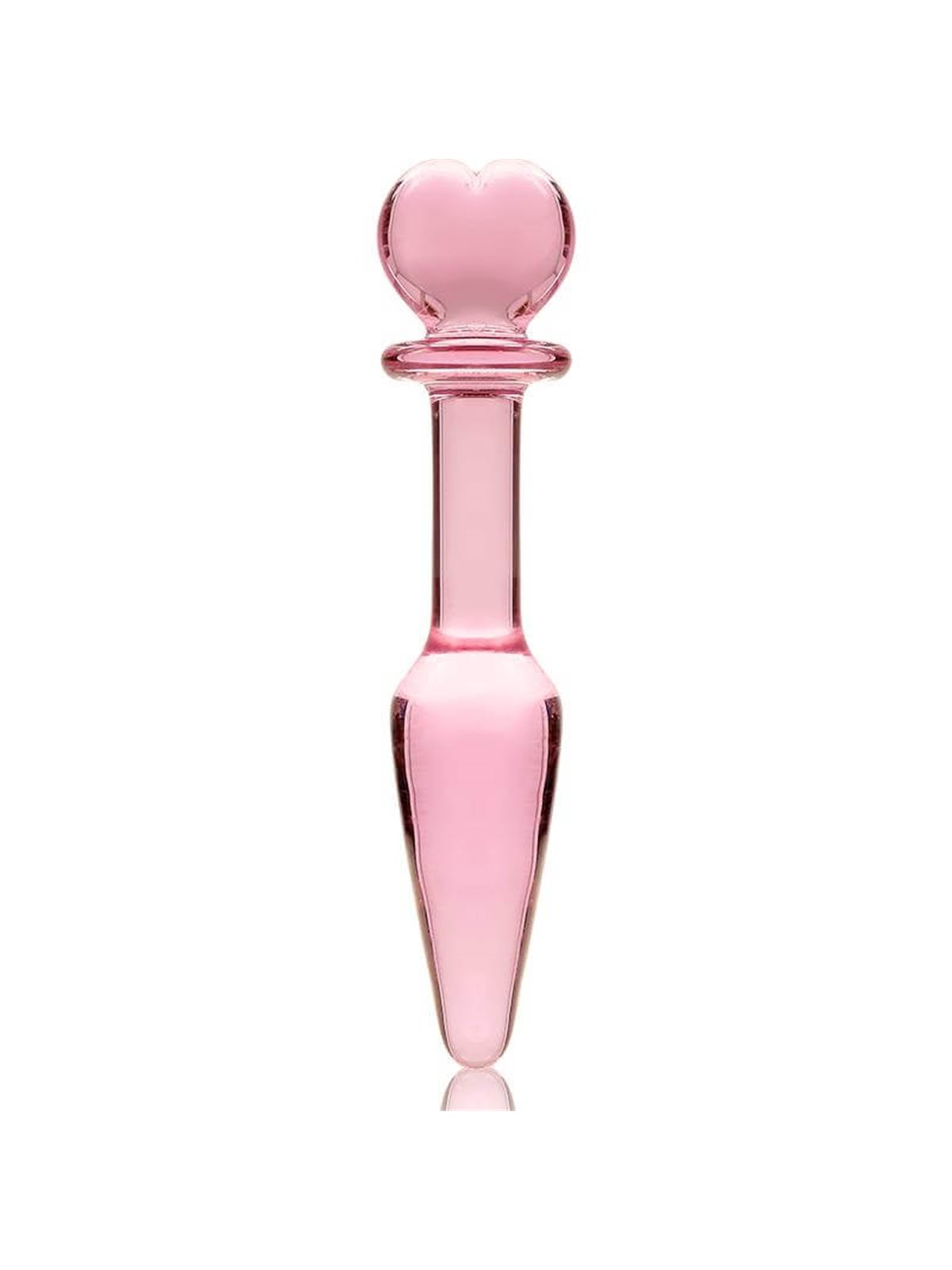 Nebula Series By Ibiza - Model 7 Anal Plug Borosilicate Glass 13.5 X 3 CM Pink