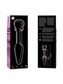 Nebula Series By Ibiza - Model 7 Anal Plug Borosilicate Glass 13.5 X 3 CM Pink