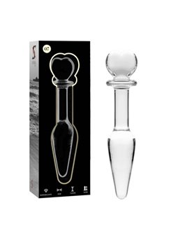 Nebula Series By Ibiza - Modello 7 Plug Anale Vetro Borosilicato 13,5 X 3 CM Trasparente