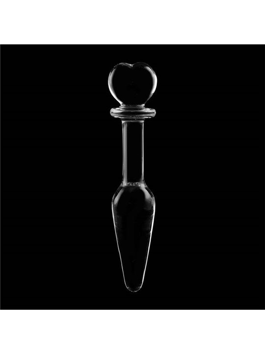 Nebula Series By Ibiza - Model 7 Anal Plug Borosilicate Glass 13.5 X 3 CM Clear
