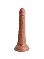 King Cock - Elite Realistic Silicone Dildo 17.8 CM Caramel