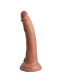 King Cock Elite - Dildo Realistico in Silicone 17,8 CM Caramello