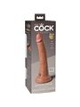 King Cock Elite - Dildo Realistico in Silicone 17,8 CM Caramello