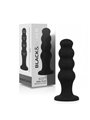 Black&Silver - Scott Premium Silicone Anal Plug Black