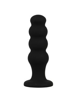 Black&Silver - Scott Premium Silicone Anal Plug Black